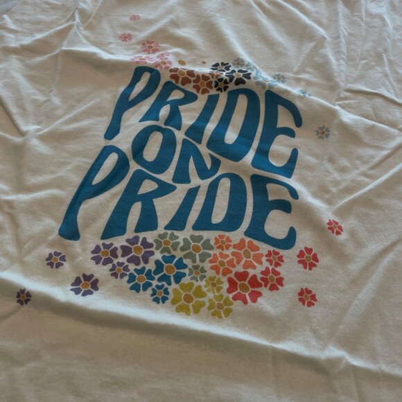 NWT Marine Layer Pride Tank Top Sz XL Crop Sleeveless Lightweight Floral Retro - Picture 3 of 10